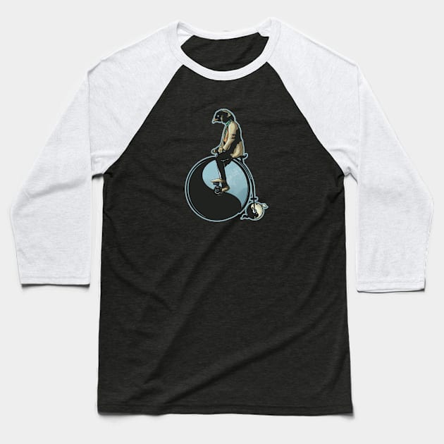 Pennyfarthing Baseball T-Shirt by Yeti Slang 